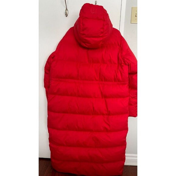 NEW no tag Lululemon Wunder Puff Long Size 14 Down Coat Grenadine Red GRRD - Picture 5 of 10
